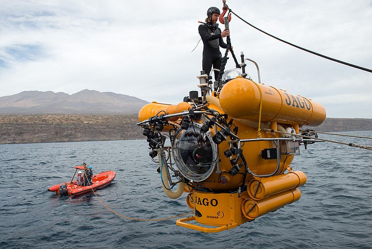 JAGO am Haken. Foto: Karen Hissmann