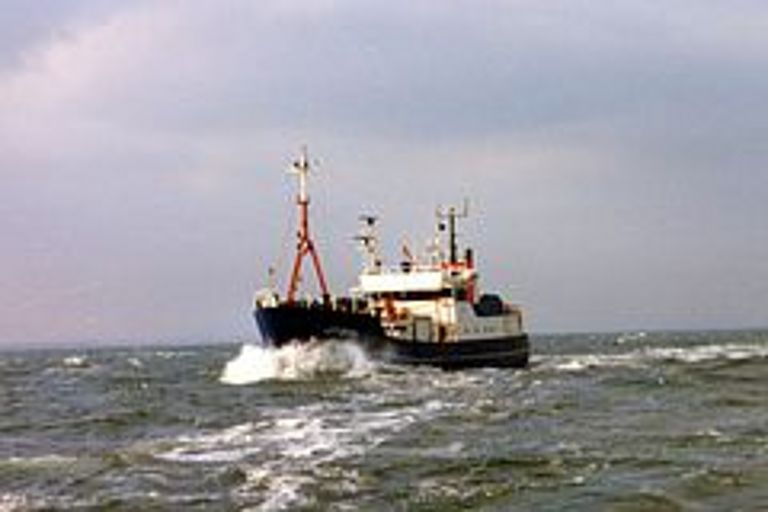 Forschungskutter Littorina auf dem Weg nach Boknis Eck. Foto: Archiv, IFM-GEOMAR