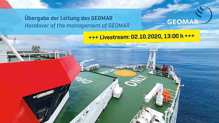 start screen for the livestream, starting on 02.10.2020, 13.00 h