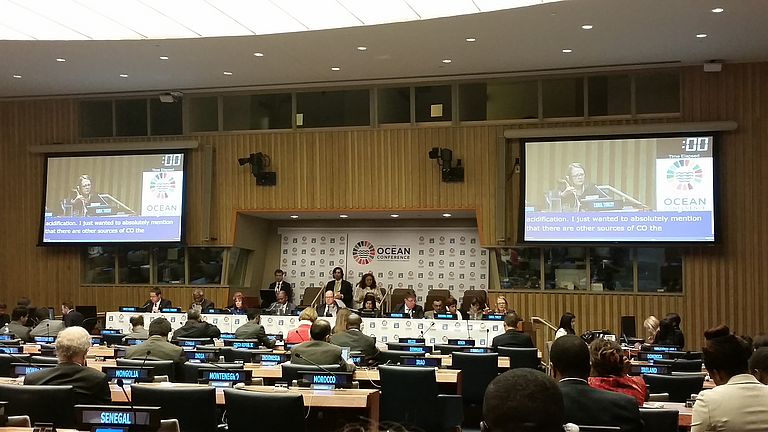 Das Thema Ozeanversauerung wurde während der Konferenz im internationalen Rahmen diskutiert. Foto: Martina Stiasny, GEOMAR