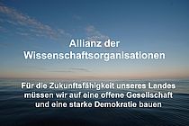 Stellungnahme Allianz der Wissenschaftsorganisationen