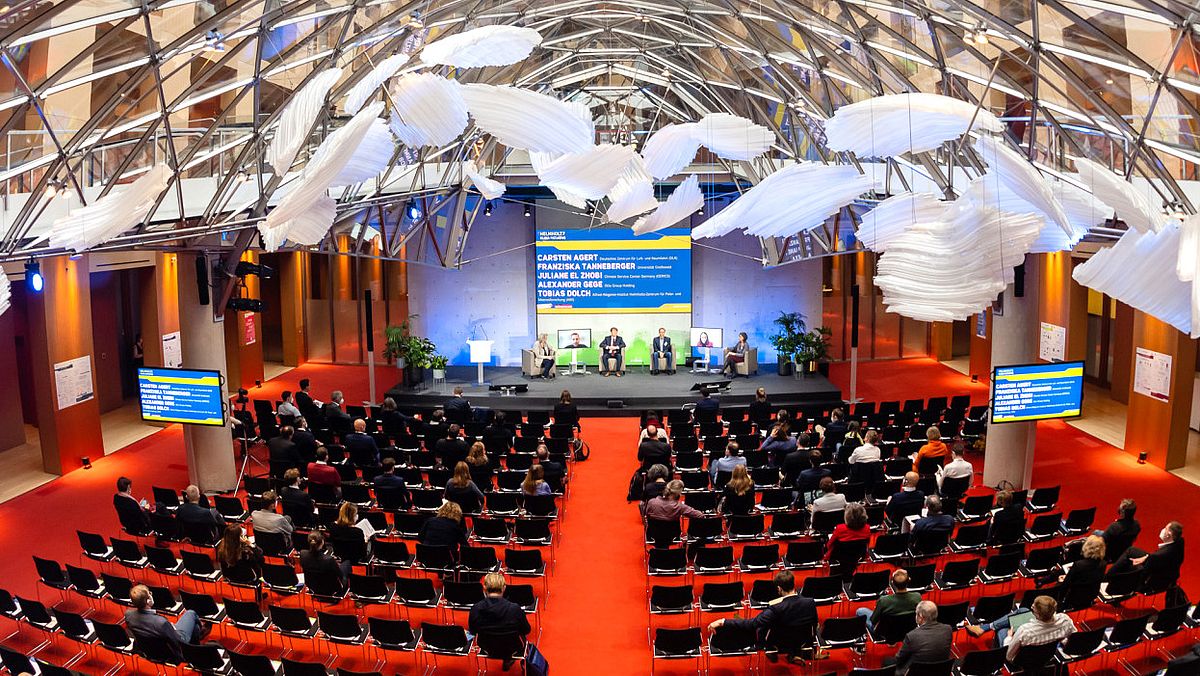 Konferenz der Helmholtz-Klima-Initiative Februar 2022 in Berlin. Foto: Ulf Büschleb 