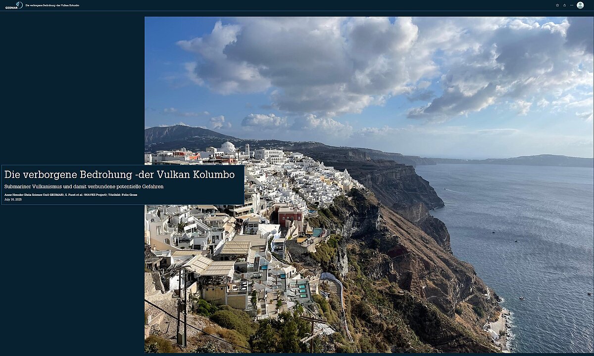 Titelseite Storymap Kolumbo