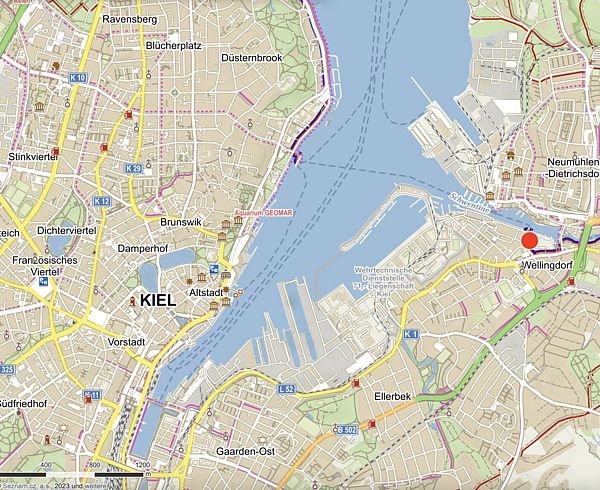 Kiel City Map 