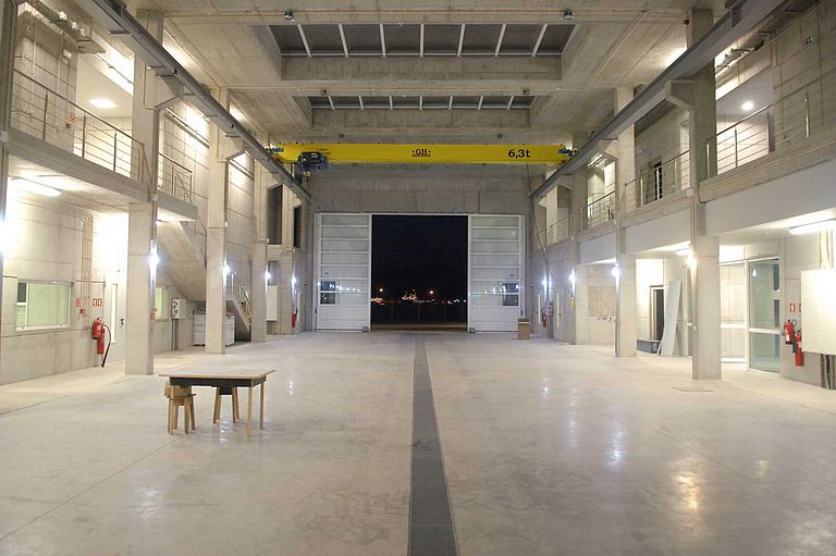 Die zentrale Halle des OSCM. Foto: SGL