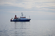 Das Forschungsschiff ALKOR auf der Ostsee