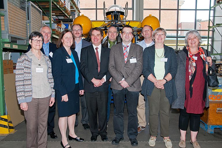 The Scientific Advisory Board during its meeting at GEOMAR. Photo: J. Steffen, GEOMAR.