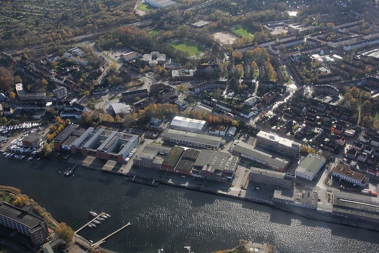 The east shore campus of GEOMAR. Photo: A. Villwock