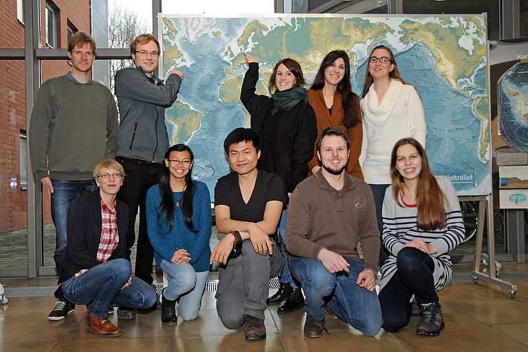 Marine research between Kiel and Halifax: the new fellows of the HOSST programme. Photo: J. Steffen, GEOMAR