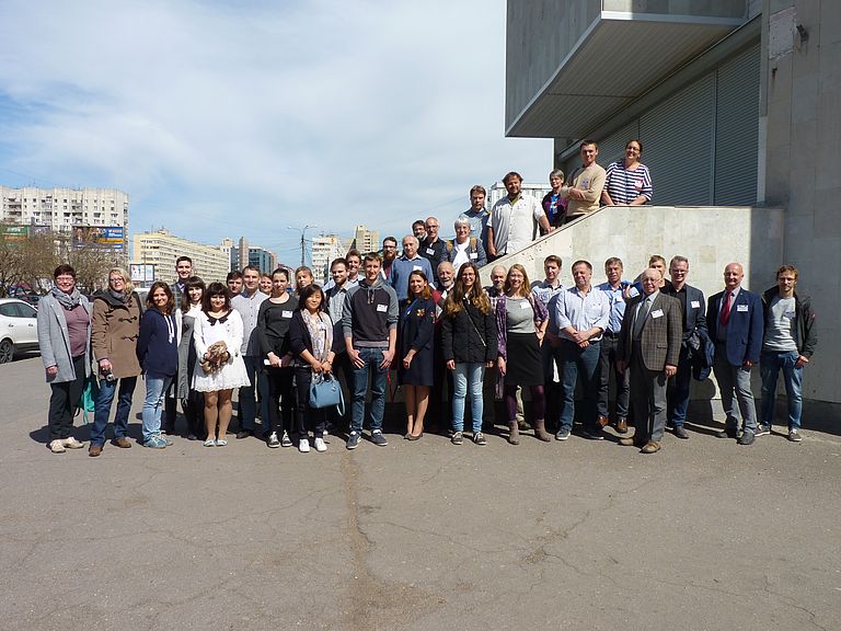 Die Teilnehmerinnen und Teilnehmer des Kick-off-Treffens in St. Petersburg. Foto: Karen Volkmann-Lark, GEOMAR