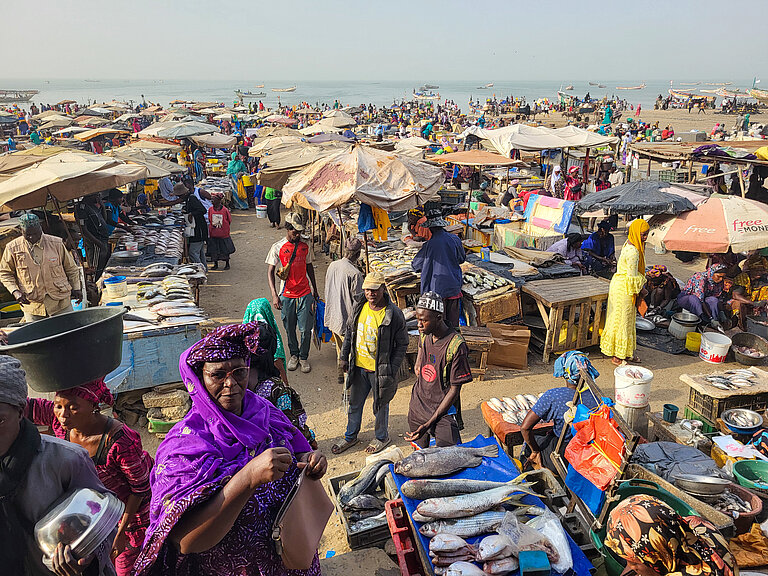 Market in Senegal