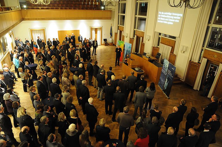 Hochschulempfang im Ratssaal des Kieler Rathauses. Foto: A. Villwock, GEOMAR