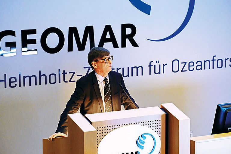 Prof. Dr. Otmar D. Wiestler, Präsident der Helmholtz-Gemeinschaft. Foto: Jan Steffen, GEOMAR