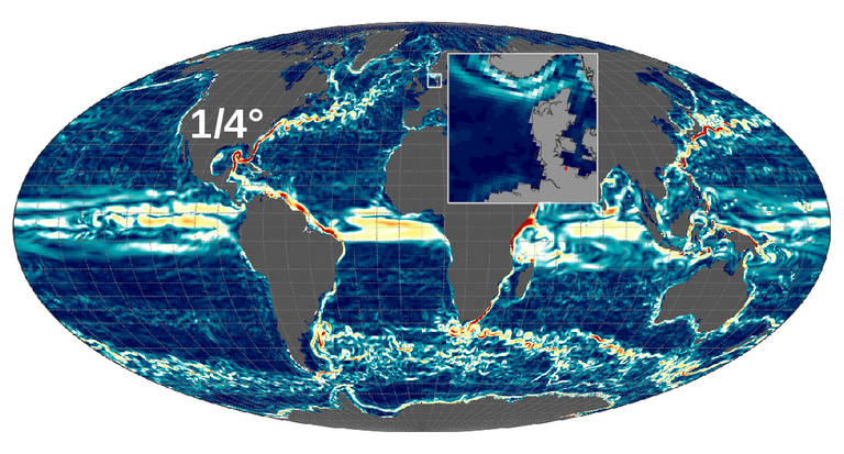 ORCA025: Globales 1/4° ORCA-Gitter