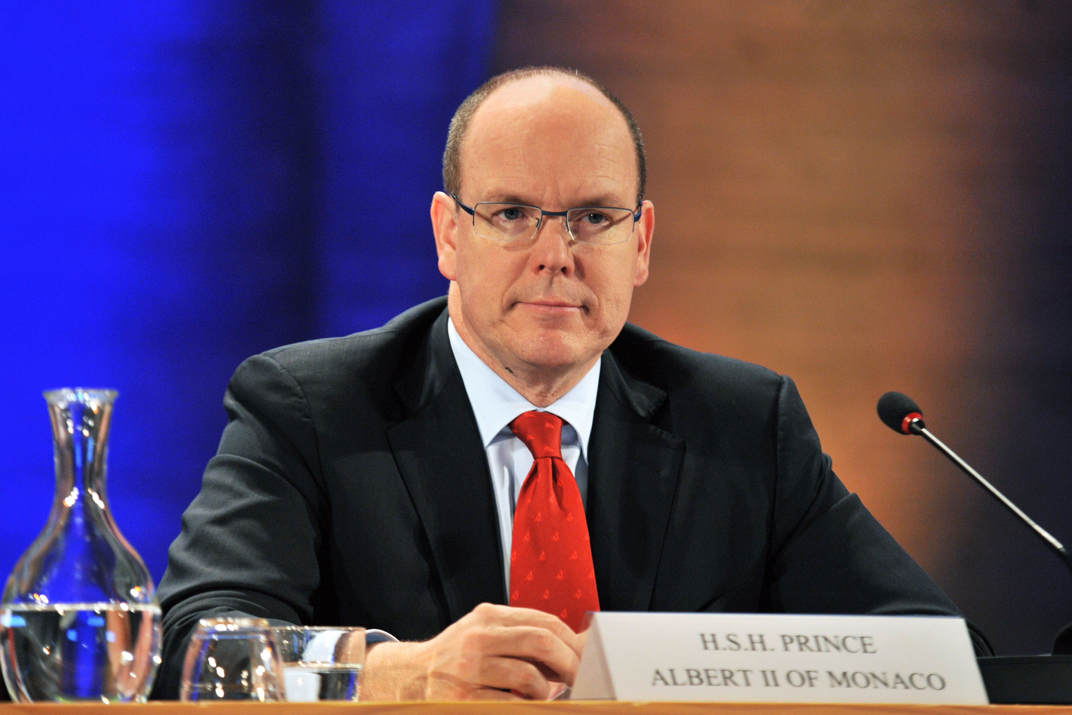 The President of the Mediterranean Science Commission, Prince Albert II of  Monaco receives German Ocean Award (“Deutscher Meerespreis”)